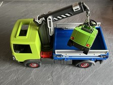 Playmobil 6109 Altglas LKW Laster Kran mit Kehrmaschine