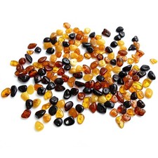 Natur Bernstein amber Paillette gebohrt zum auffädeln aufziehen basteln K618