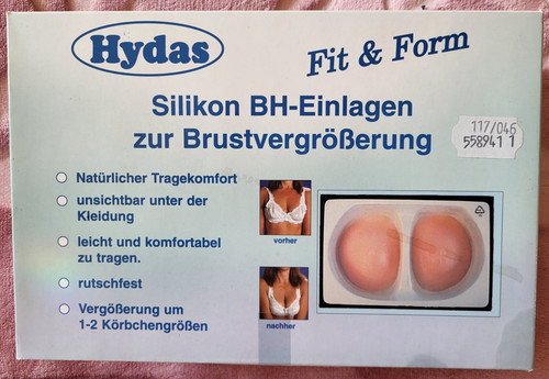 Silikon einlagen hydas fit - silikon, bh-einlagen
