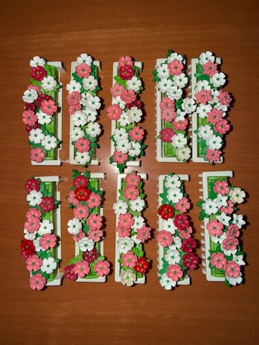 Playmobil blumenkasten kübel - blumenkasten,