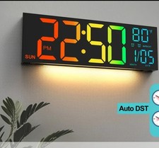 Digitale Wanduhr, 16 Zoll