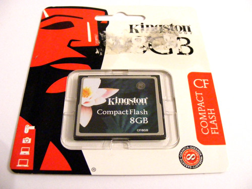 8gb compact flash card 8 - flash, (