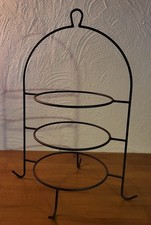 Telleretagere Vintage dreistufig Etagere für Teller Körbe  Ø: 21,5 – 27,5 cm