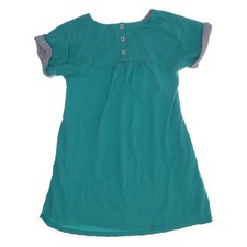 Mini Boden, Kleid, Größe: 98, Grün/Grau, Baumwolle/Modal, Mädchen #5P5