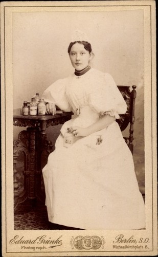 Cdv krankenschwester - krankenschwester, in