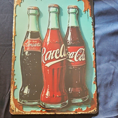 Metallschild coca cola - metallschild, ,,coca-cola"