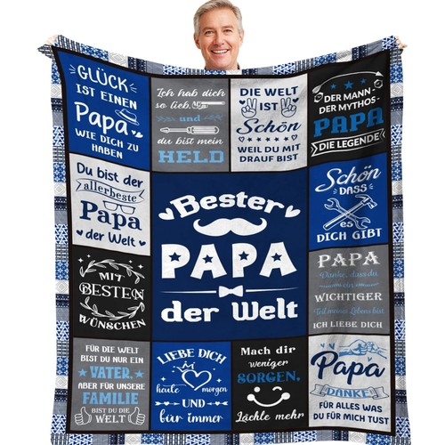 Papa geschenk flanelldecke - geschenk,
