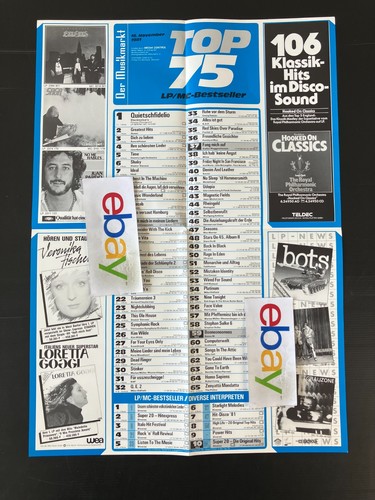 Musikmarkt charts plakat - musikmarkt,