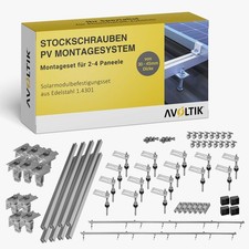 Solar Halterung Stockschrauben