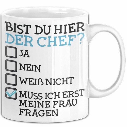 Witzige tasse geschenk bist - geschenk,