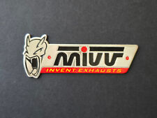 MIVV Exhausts Auspuff Emblem Aufkleber Hitzefest Aluminium