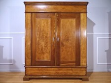 HANNIS ANTIQUE STORE /BIEDERMEIER DIELEN SCHRANK - HANNOVER UM 1850 EICHE MASSIV
