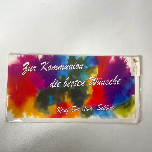Kommunion geschenkkarte - kommunion,