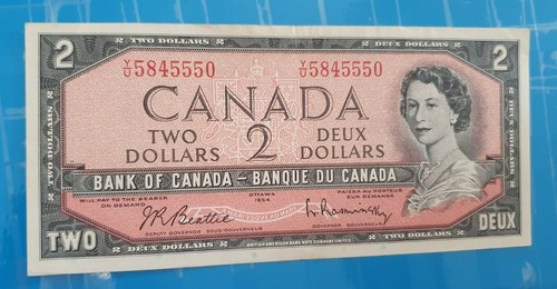 Banknote dollar kanada 1954 - 2,