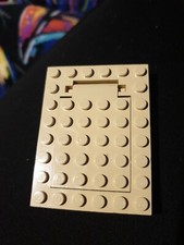 LEGO System, Tür beige, Falltür, 6x8, Geheimtür, Klappe, Luke