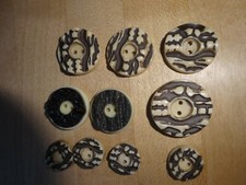 Hornknöpfe Trachtenknöpfe