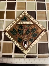 Plakette Car Badge DDAC - Automobil Jahreswertung 1935 Ortsgruppe Osterberg