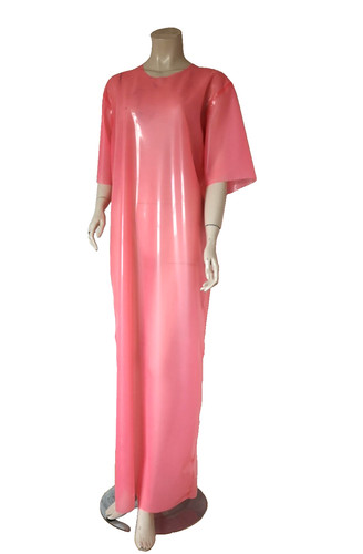 Latex kleid lang gummikleid - latex,