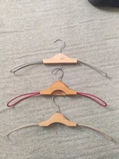 3 Alte DDR- Kleiderbügel "