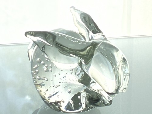 Glas hase paperweight - glas,