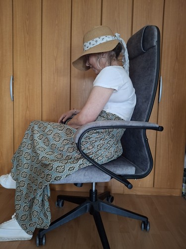 Gepolsterter bürostuhl - gepolsterter,