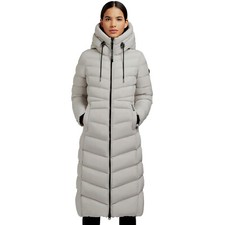 khujo Ingram3 Matt Damen-Wintermantel Jacke Steppmantel Mantel Winter-Parka Grau