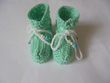 Babyschuhe gehäkelt unisex ca 0-3 Monate  Kinder/Strickmode/Erstlingsausstattung