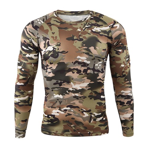 Herren combat langarm shirt - herren, t-shirt