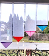 B 80cm  Gardine Scheibengardinen Kinderzimmer H 80,70,60,50cm Handarbeit