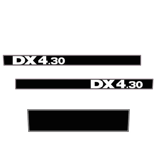 Deutz dx4 aufkleber - deutz,