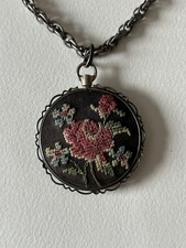 Antiker Art Deco Petit Point