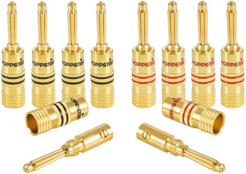 Poppstar 10x bananenstecker - poppstar,