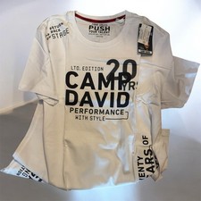 Camp david shirt weiss - david, xl