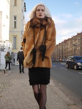 KaDeWe Lady Style Berlin Pelzjacke Pelz Jacke 80er Glamour TRUE VINTAGE  jacket