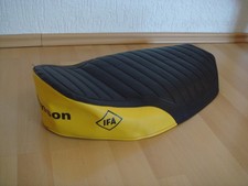 Simson Sitzbankbezug gelb-schwarz strukturiert gesteppt S50 S51 S70