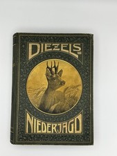 Diezel’s Niederjagd – 12. Auflage – Jagdbuch Antik mit Goldprägung