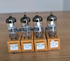 Matched quad ECC88 SIEMENS GA