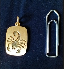 Gold Sternenzeichen Skorpion