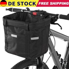 Fahrradkorb Lenkerkorb Einkaufstasche Clipon Vorne Abnehmbar f. Bike Fahrrad