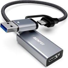 BENFEI Video/Audio Capture Card, 4K HDMI auf USB C/A Capture Card