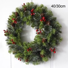 Künstlicher Kranz Weihnachtsschmuck Herbst hängend für Tür Home Party