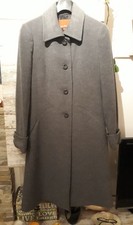 grauer Mantel, Laura di Sarpi, Gr. 40, wie neu, mit Wolle, tailliert, gefüttert