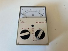 Elohmi 3 H&B Elima Hartmann & Braun Widerstandsmesser