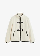 Teddy duffle jacke mit - mit, taschen