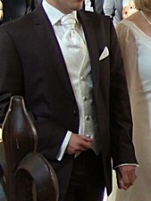 Hochzeitsweste mit Plastron