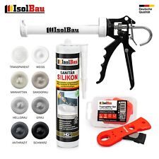 Sanitär Silikon 1 - 48 Stk. 300ml Sanitärsilikon Bad Dusche Küche Dichtstoff