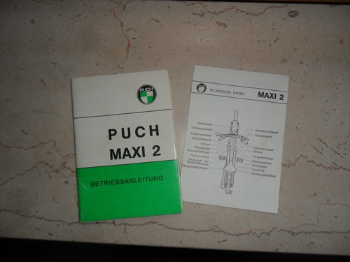 Puch maxi betriebsanleitung - puch,