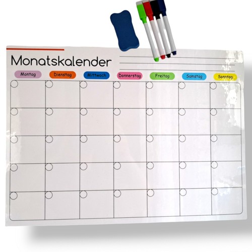 Magnetischer monatsplaner - magnetischer, monatsplaner-