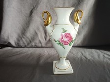 AK Alboth & Kaiser Porzellan Amphore - Rote Rose 1531 Schwanenhenkel