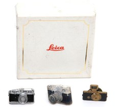 Set of 3 x Leica Pin Sticker - Ur-Leica, Leica M6 and one Tablo Paris Design